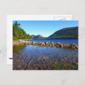 Carte Postale Jordan Pond I au Parc national de l'Acadie (Devant / Derrière)
