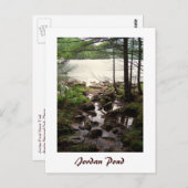 Carte Postale Jordan Pond Shore Trail (Devant / Derrière)