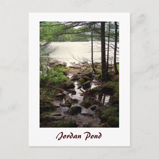 Carte Postale Jordan Pond Shore Trail (Devant)