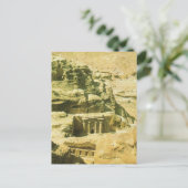 Carte Postale Jordanie, Petra, les tombes de roche nabatéenne (Debout devant)