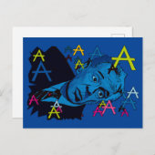 Carte Postale Jorge Luis Borges (Devant / Derrière)