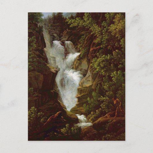 Carte Postale Joseph Anton Koch, Wasserfall, 1796 (Devant)