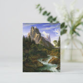 Carte Postale Joseph Anton Koch, Wetterhorn von der Rosenlaui (Debout devant)