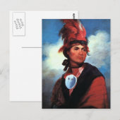 Carte Postale Joseph Brant (Devant / Derrière)