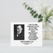 Carte Postale Joseph Conrad Chance De Travail Votre Propre Citat (Debout devant)