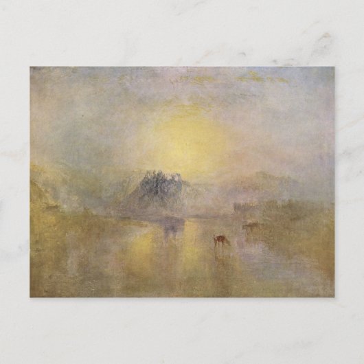 Carte Postale Joseph Mallord Turner - Château de Norham (Devant)