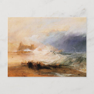 Carte Postale Joseph Mallord Turner - La côte Northumberland