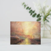 Carte Postale Joseph Mallord Turner - Yacht approchant des côtes (Debout devant)