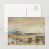 Carte Postale Joseph Mallord William Turner -Coucher du soleil e (Devant / Derrière)