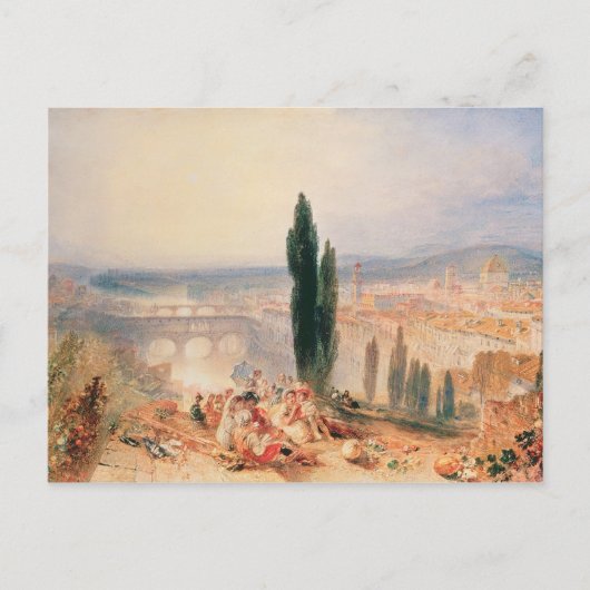 Carte Postale Joseph Mallord William Turner | Florence de près (Devant)