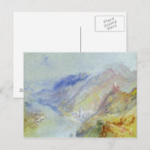 Carte Postale Joseph Mallord William Turner | Le Château de Trau (Devant / Derrière)