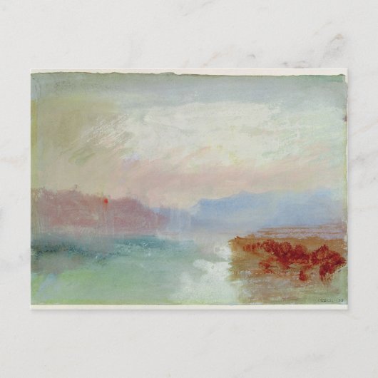 Carte Postale Joseph Mallord William Turner | Scène fluviale, 18 (Devant)