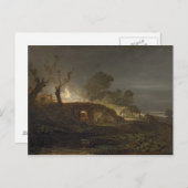 Carte Postale Joseph Mallord William Turner | Une chaux tuée au  (Devant / Derrière)