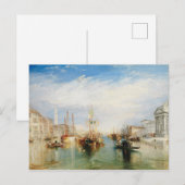 Carte Postale Joseph Mallord William Turner | Venise, du P (Devant / Derrière)