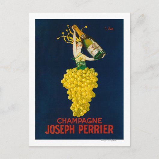 Carte Postale Joseph Perrier Champagne Poster promotionnel (Devant)