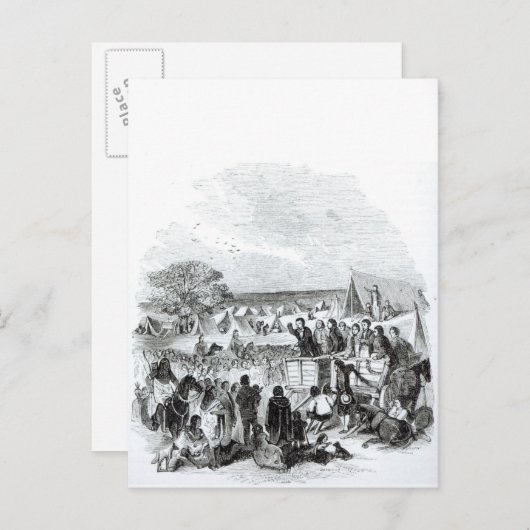 Carte Postale Joseph Smith prêcher dans le désert (Devant / Derrière)