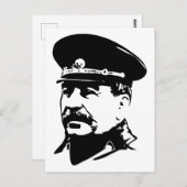 Carte Postale Joseph Stalin, USSR, CCCP, Soviet Union, Communism (Devant / Derrière)