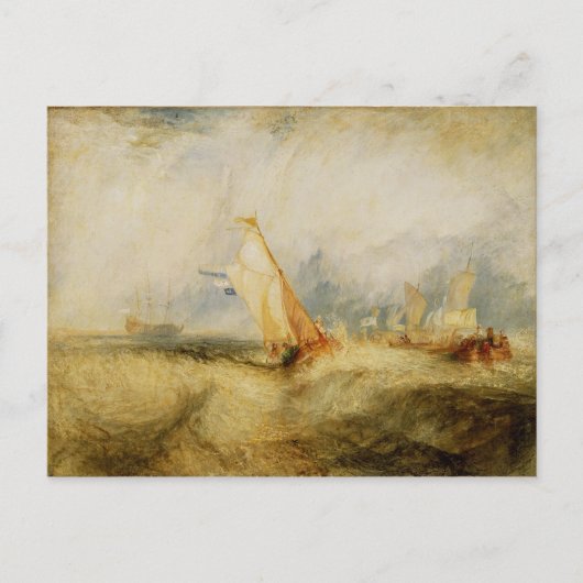 Carte Postale Joseph William Turner | Van Tromp Going (Devant)