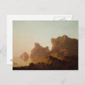 Carte Postale Joseph Wright - Le golfe de Salerne (Devant / Derrière)