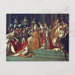 Carte Postale Joséphine S'Agenouille Avant Napoléon Pendant Sa C