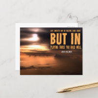 Josh Billings Citation Inspirationnelle "Bien joue