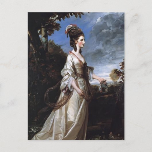 Carte Postale Joshua Reynolds - Jane, comtesse d'Harrington (Devant)