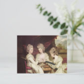 Carte Postale Joshua Reynolds - Les femmes Waldegrave (Debout devant)