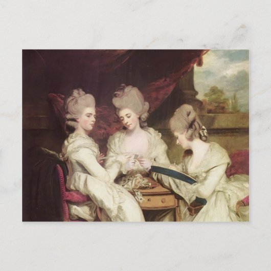 Carte Postale Joshua Reynolds - Les femmes Waldegrave (Devant)