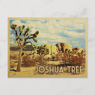 Carte postale Joshua Tree California Vintage voyag