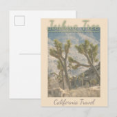Carte Postale Joshua Tree California Vintage voyage (Devant / Derrière)