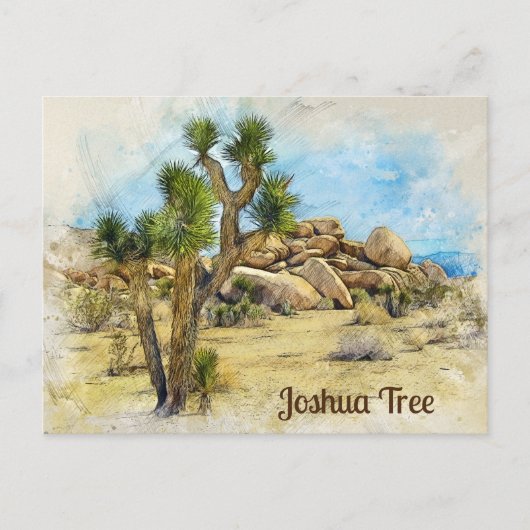 Carte Postale Joshua Tree Fun fait (Devant)