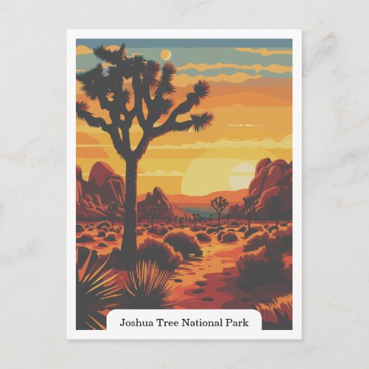 Carte Postale Joshua Tree National Park, Californie États-Unis (Devant)