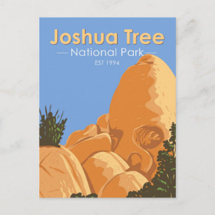 Carte Postale Joshua Tree National Park Skull Rock California