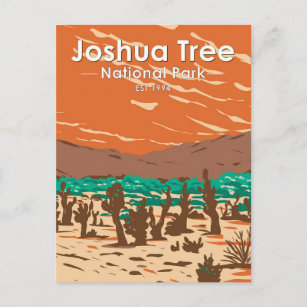 Carte Postale Joshua Tree National Park Turkey Flats Sand Dunes