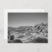 Carte Postale Joshua Tree Rocky Landscape - Photographie (Devant / Derrière)