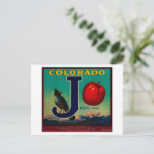 Carte Postale Joslyn Étiquette Apple Crate (Debout devant)