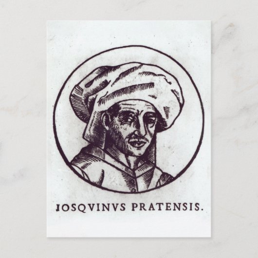 Carte Postale Josquin des Pres (Devant)