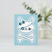 Carte Postale Jote Lapin Pirate (Debout devant)
