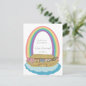 Carte Postale Jote Retro Rainbow Noah Ark Baby-born Annonceur P (Debout devant)