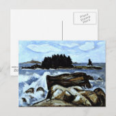 Carte Postale Jotham's Island (aujourd'hui Fox), au large de Ind (Devant / Derrière)