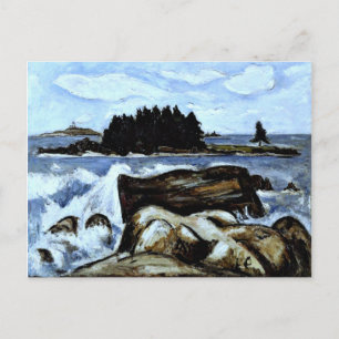 Carte Postale Jotham's Island (aujourd'hui Fox), au large de Ind