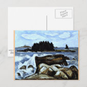 Carte Postale Jotham's Island (aujourd'hui Fox), au large de Ind (Devant / Derrière)