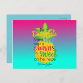 Carte Postale Joty Be a Pineappy Cote (Devant / Derrière)