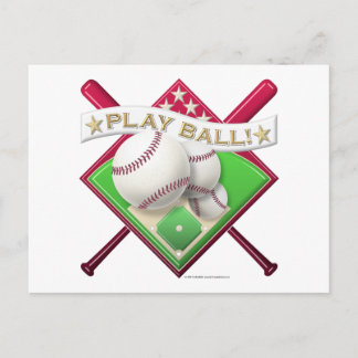 Carte Postale Joue à Ball !