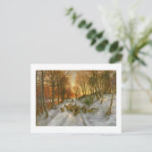 Carte Postale Joué avec des nuances d'heures du soir (Debout devant)