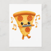 Carte Postale Jouer à la découpe dans une harmonica (Devant)