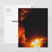 Carte Postale Jouer avec le feu (Devant / Derrière)