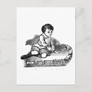 Carte Postale Jouer Avec Le Train