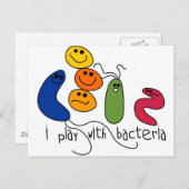 Carte Postale Jouer avec les bactéries (Devant / Derrière)