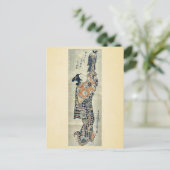 Carte Postale Jouer avec une marionnette d'Okumura, Masanobu Uki (Debout devant)